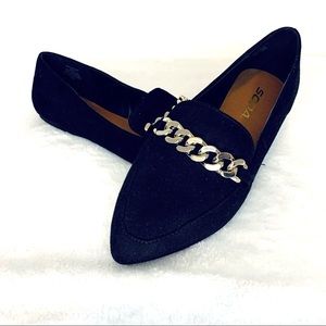 Soda Miles Black Loafer Flat